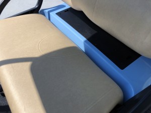 Sky Blue Club Car Precedent Golf Cart Front Seats